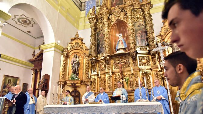 La misa mayor por la festividad de la Inmaculada Concepción del año pasado.