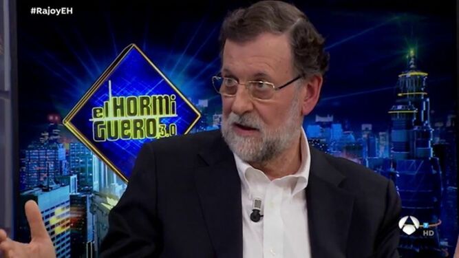 Mariano Rajoy durante el programa de este martes