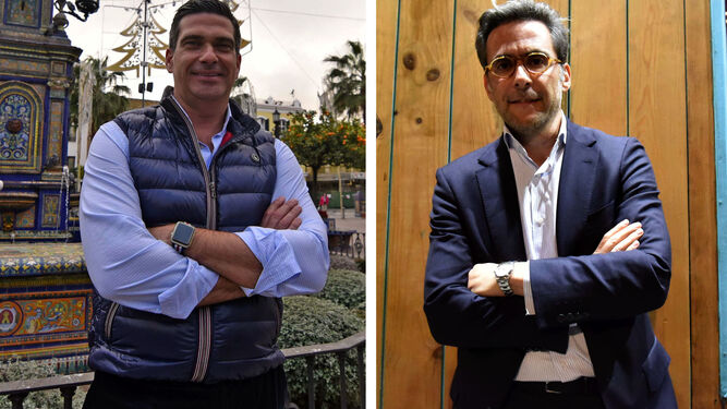 Martínez y Andión, los dos candidatos a la presidencia del Algeciras.
