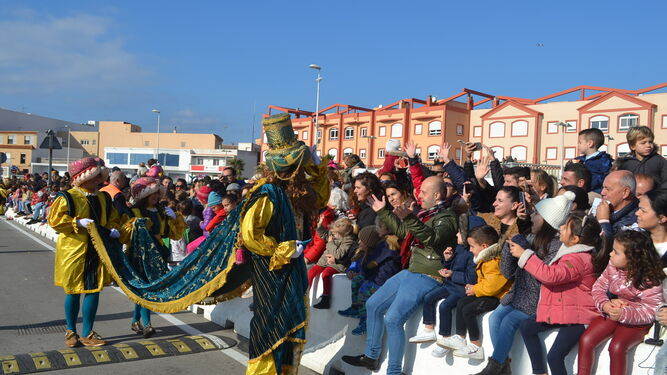 La llegada de los Reyes Magos al Puerto de Tarifa