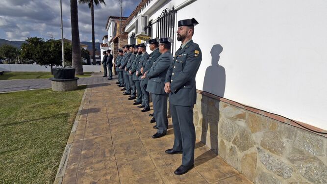 Las fotos del homenaje de Castellar a la Guardia Civil.