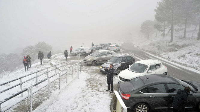 Nieve en Grazalema