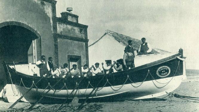 El bote salvavidas ‘Juana de Dios’, en 1880