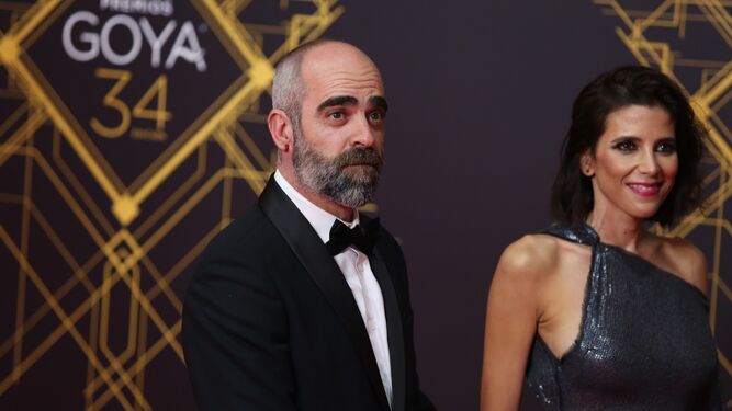El actor Luis Tosar a su llegada a los Premios Goya de M&aacute;laga.
