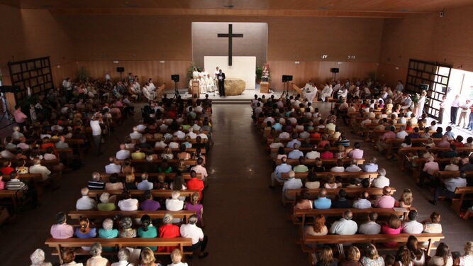Inauguración de la Iglesia Novo Sancti Petri Obispo Chiclana, en 2009.
