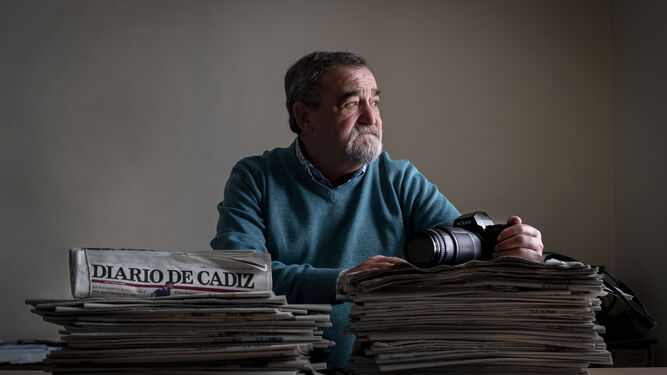 Enrique Rioja fue el fotógrafo de Diario de Cádiz en San Fernando desde 1985 a 2016.