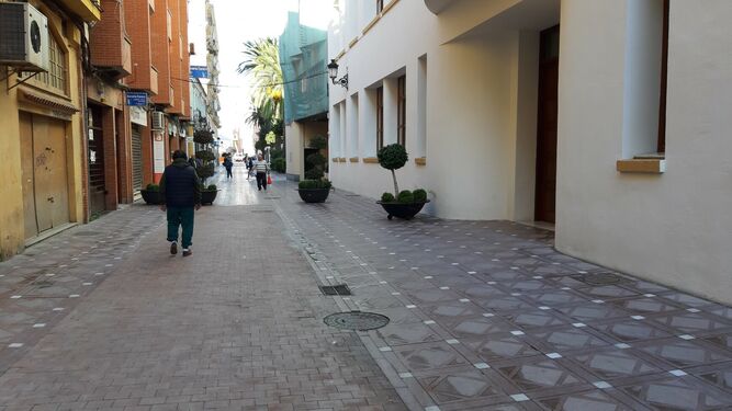 La calle Carboneros, peatonalizada en una fase anterior