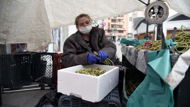Las fotos del mercado de Algeciras durante el estado de alarma