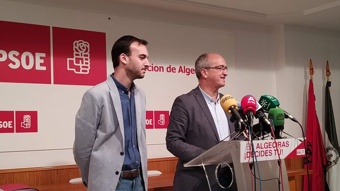 Los concejales socialistas Daniel Moreno y Fernando Silva