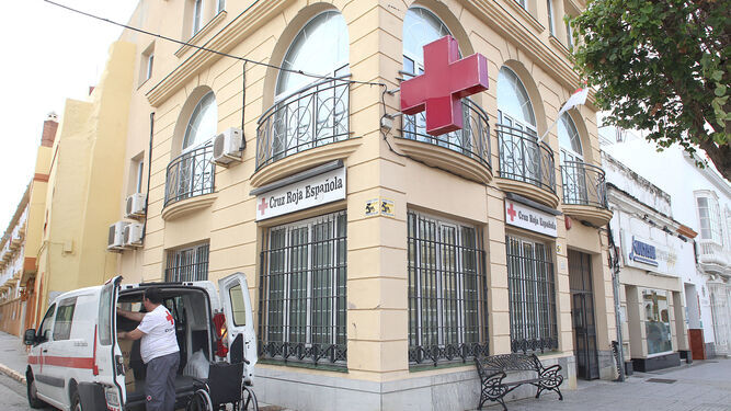 Sede de Cruz Roja en Chiclana, en una imagen de archivo.