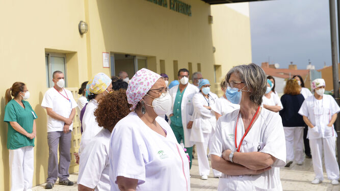 Profesionales del hospital Punta de Europa de Algeciras