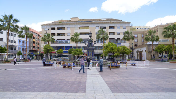 La Plaza Alta de Algeciras, en una imagen de archivo.