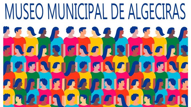 Detalle del cartel del Día Internacional de los Museos en Algeciras.