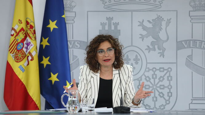 María Jesús Montero, ministra de Hacienda y portavoz del Gobierno.