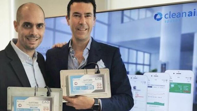 Miguel Angel Garat y Pablo Fernandez, creadores de la tecnología de purificación del aire DuctFIT