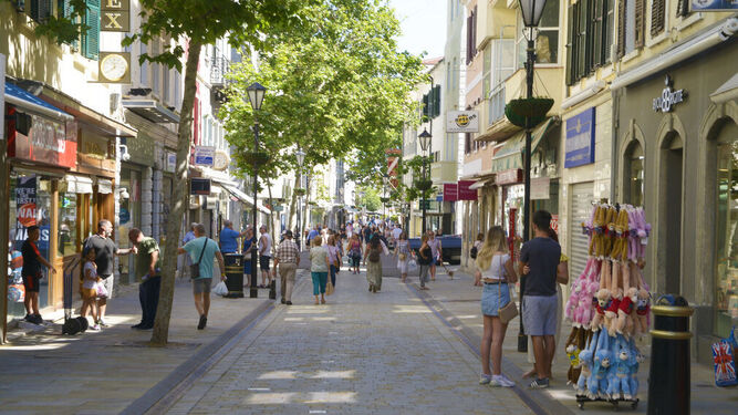 La Main Street de Gibraltar.