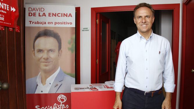 El secretario local del PSOE, David de la Encina