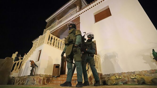 Operativo de la Guardia Civil contra el narcotr&aacute;fico en el Campo de Gibraltar