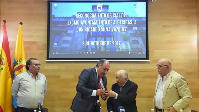 Homenaje al profesor Ricardo Silva en 2017
