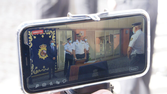 Fotos de la toma de posesion del cargo del nuevo comisario de la Polic&iacute;a Nacional