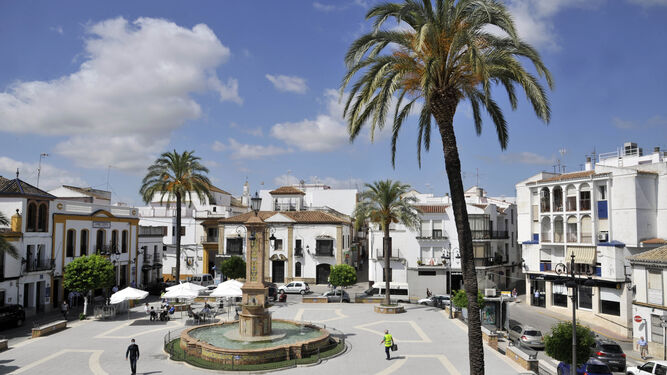 Una vista de la plaza del Ayuntamiento de Villamartín