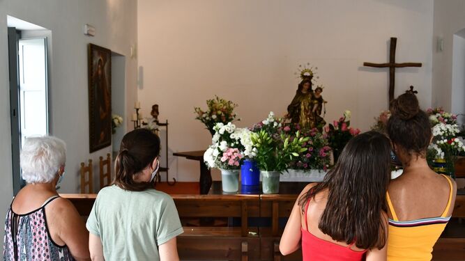 La misa celebrada en Guadarranque.