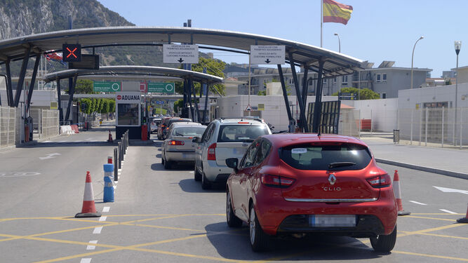 La entrada a Gibraltar.