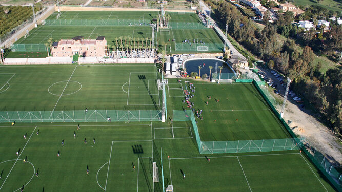 Vista aérea del Marbella Football Center