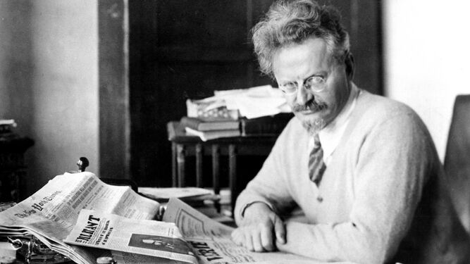 Lev Davídovich Bronstein, Leon Trotski (Bereslavka, Ucrania, 1879-Coyoacán, México, 1940).