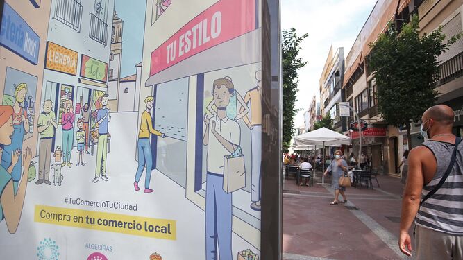 Situaci&oacute;n de incertidumbre en los comercios del centro de Algeciras