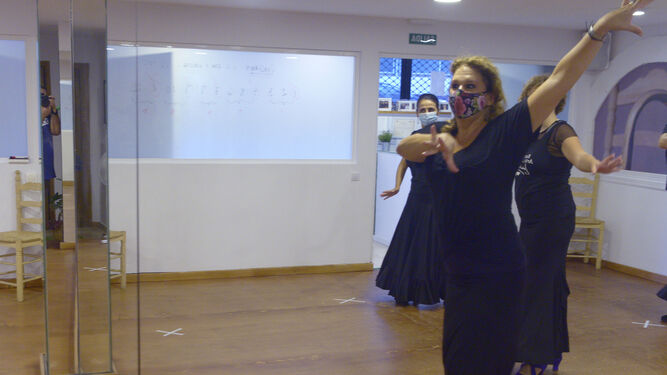 Fotos  de la academia de flamenco de Monika Bellido