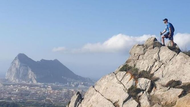 Una vista desde las alturas de parte del Campo de Gibraltar.