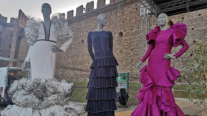 Presentación de la Cátedra de Moda Flamenca en Verona.