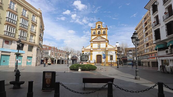 La Plaza de la Iglesia, el centro de La Línea.