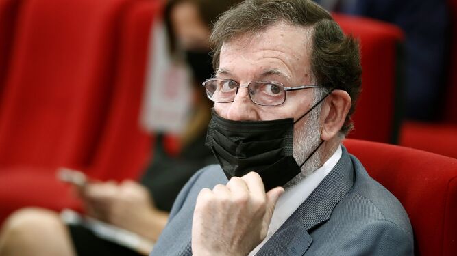 El ex presidente del Gobierno Mariano Rajoy durante un acto de la Fundación Once el pasado mes de julio en Madrid.
