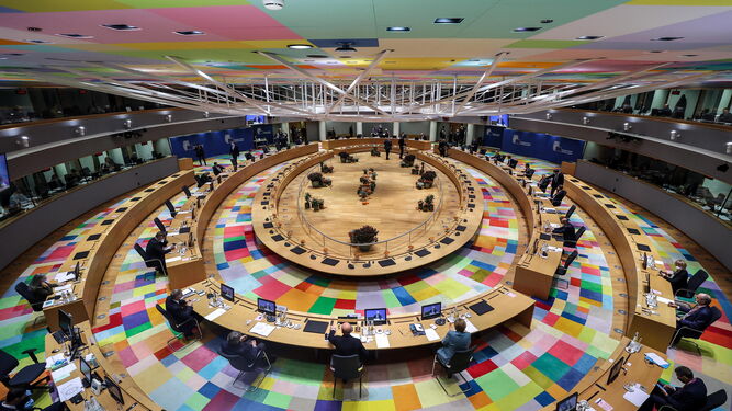 La reunión del Consejo Europeo, este jueves en Bruselas.