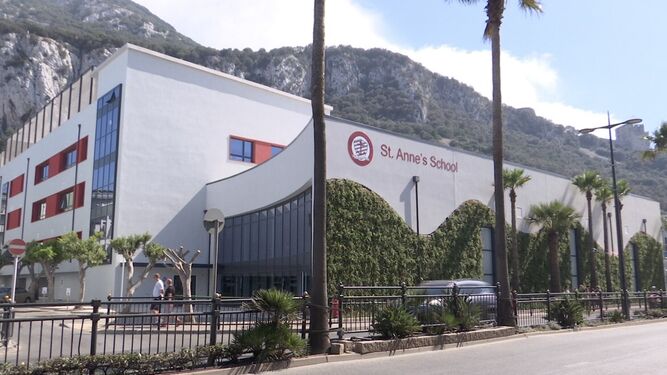 Uno de los colegios con casos positivos de Covid en Gibraltar.