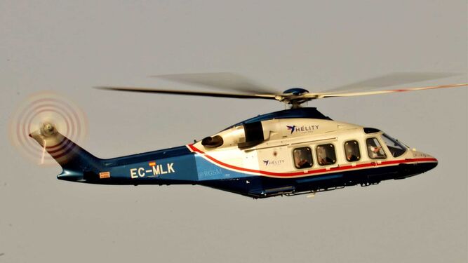 Un helicóptero de Hélity.