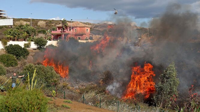 Incendio en Santa Margarita