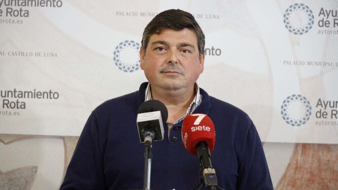 El concejal delegado de Hacienda del Ayuntamiento de Rota, Daniel Manrique de Lara.
