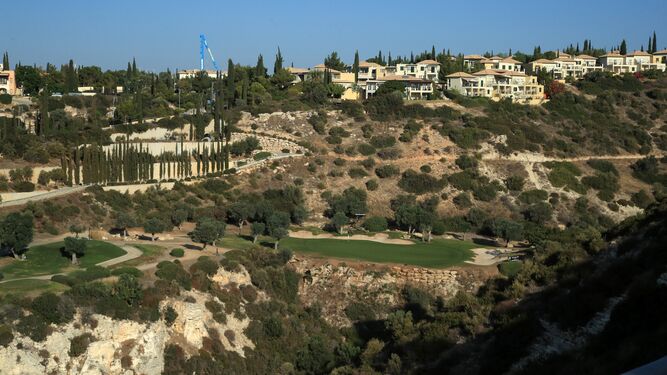 El recorrido donde se disputa el Open de golf de Chipre.