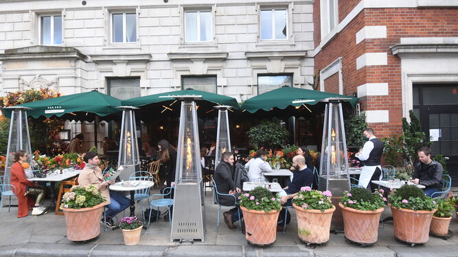 Una terraza en Covent Garden, Londres