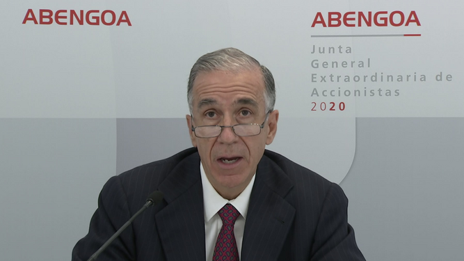 Gonzalo Urquijo, durante la junta general de accionistas de este martes.