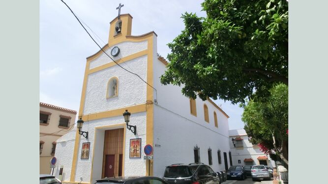 Estado actual de la capilla de San Isidro, en Algeciras.