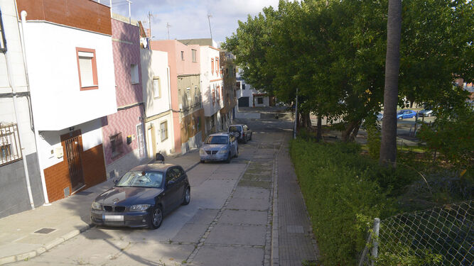 La calle Los Albañiles, en Algeciras.