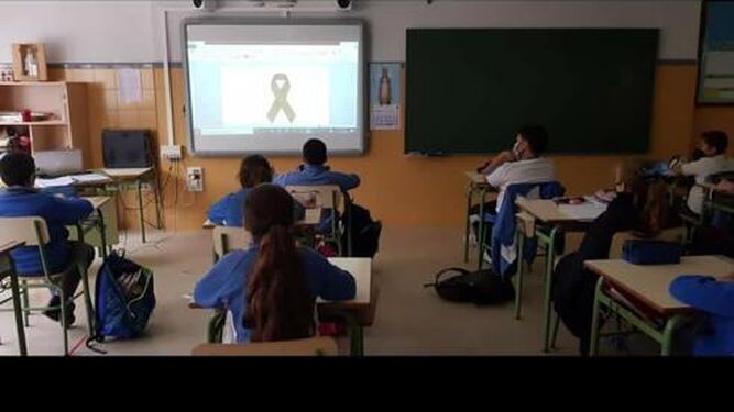 Una captura remitida por el PSOE en el comunicado sobre el colegio huerta de la Cruz.