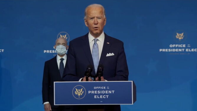 Joe Biden, en la presentación de su equipo.