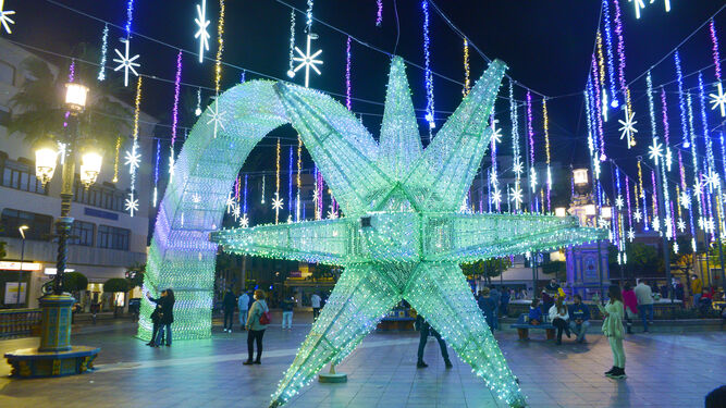 Fotos del alhumbrado navide&ntilde;o de Algeciras