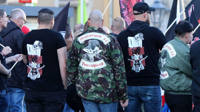 Miembros de la neonazi Brigada de Asalto 44