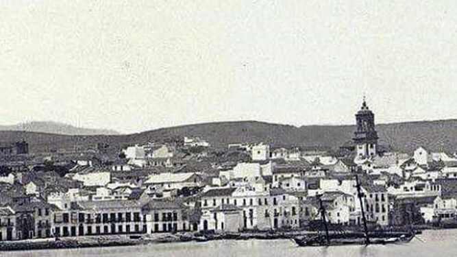 Una vista de Algeciras de la época.
